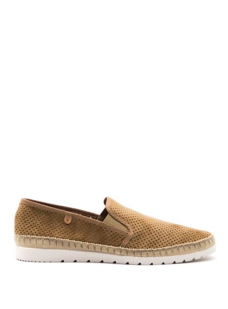 Verbenas Heren mocassins naturel suede