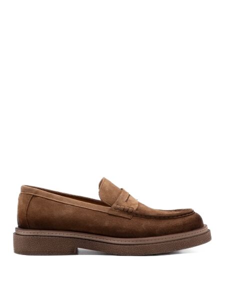 Melik Heren mocassins cognac suede