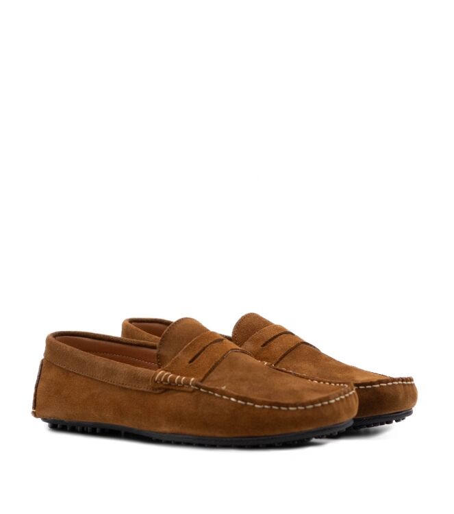Belang Heren mocassins schoenen in Naturel online kopen