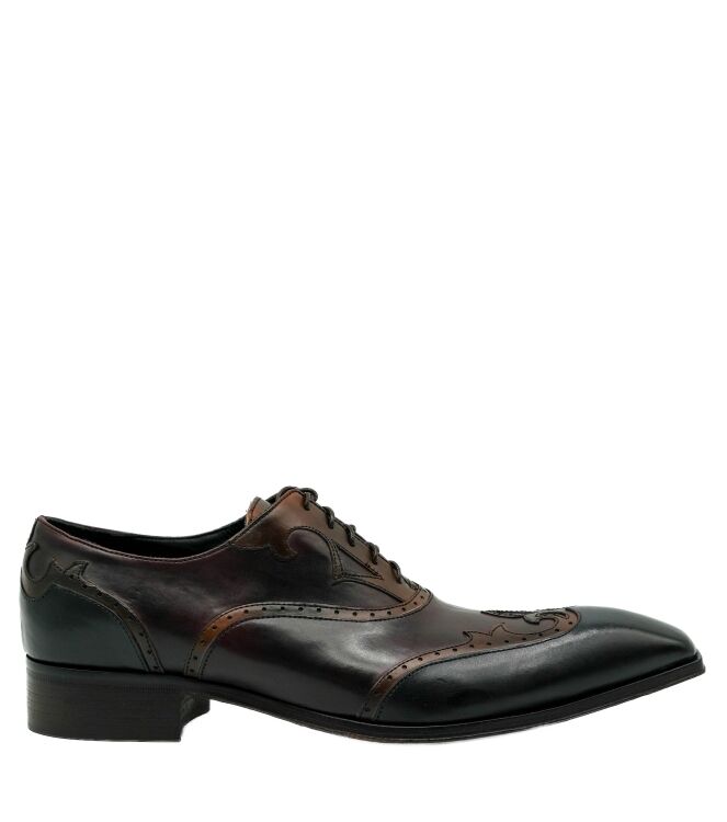 Jo Ghost Jo Ghost heren veterschoenen blauw bruin Parma Col Blu Jo Ghost Heren Nette Schoenen in Blauw online kopen