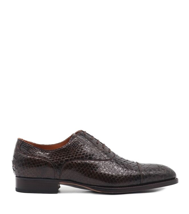 sendra boots  Heren Veterschoenen Bruin Croco 