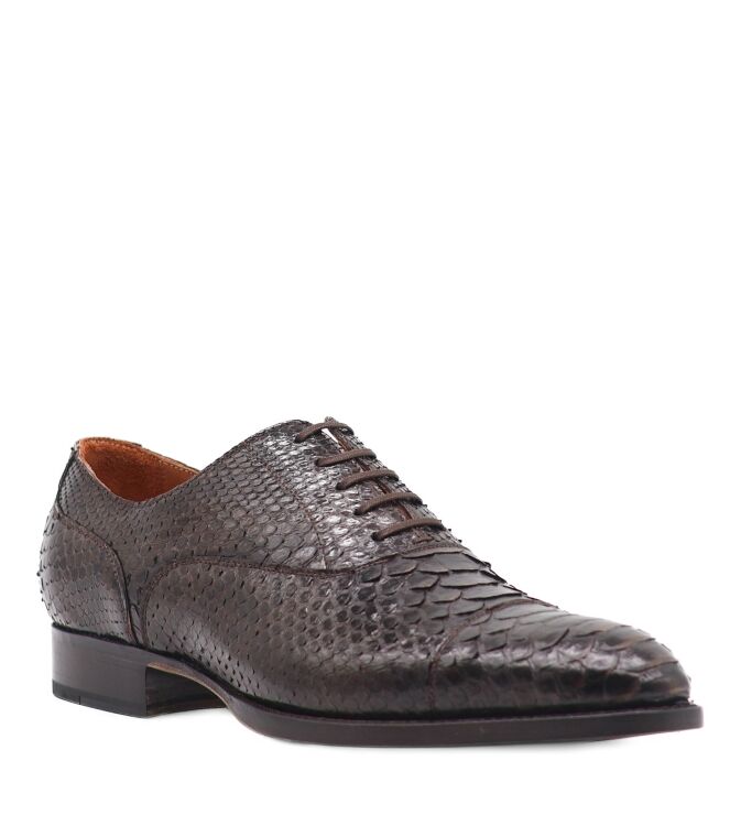 sendra boots  Heren Veterschoenen Bruin Croco 
