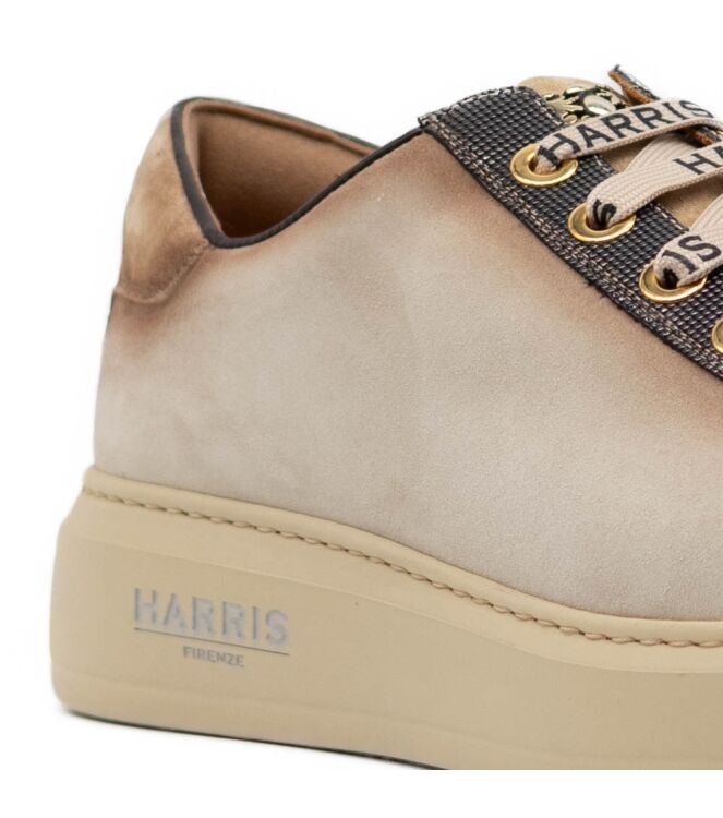 Harris Harris heren veterschoenen beige Softy Ecru/Velours Harris Heren Nette Schoenen in Beige online kopen