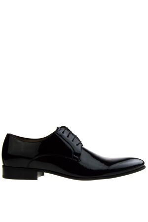 Conhpol heren veterschoenen zwart lak