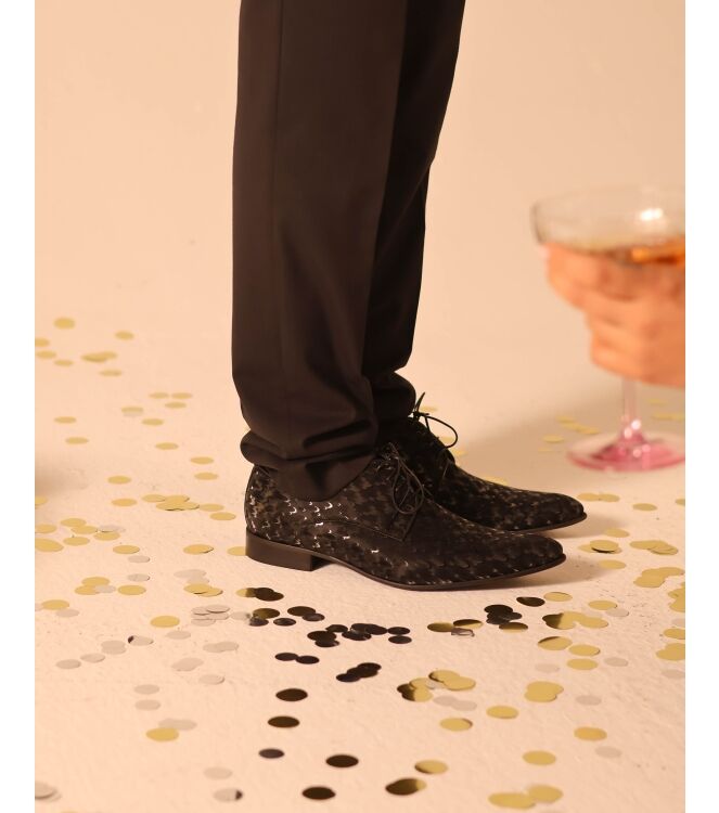 Taft Shoes Taft Shoes heren veterschoenen zwart Black Taft Heren Nette Schoenen in Zwart online kopen