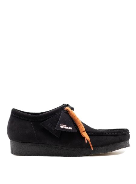 Clarks originals Heren veterschoenen zwart suede