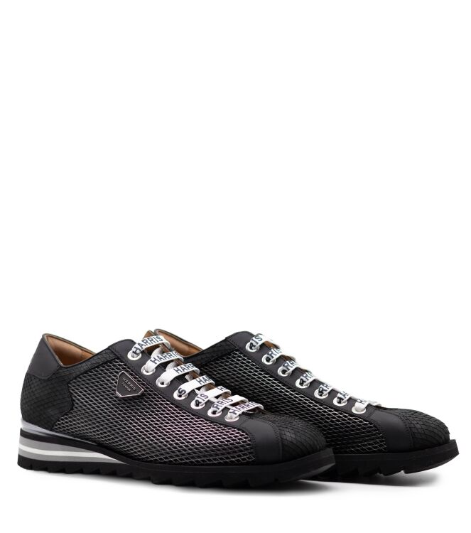 harris harris heren veterschoenen zwart Python Nero Matrix Nero harris Heren Veterschoenen Zwart