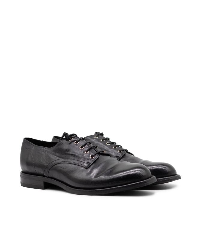 lemargo  Heren Veterschoenen Zwart 