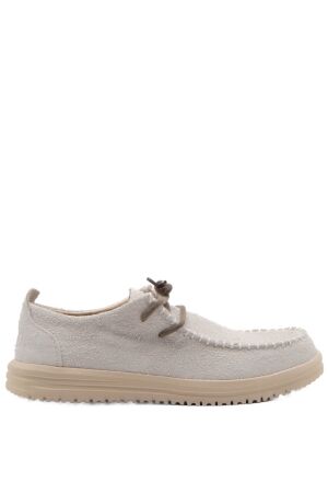 HeyDude heren veterschoenen egret