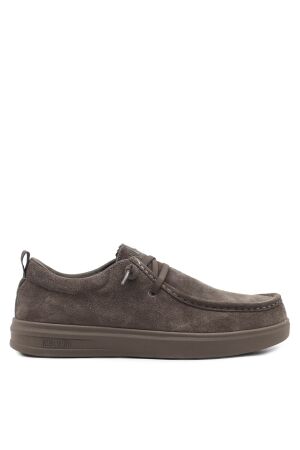 Koala Bay heren veterschoenen grijs suede