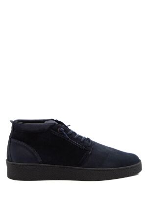 cetti heren veterschoenen blauw suede
