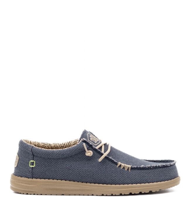 Hey Dude Heren Lage Veterschoenen in Blauw online kopen