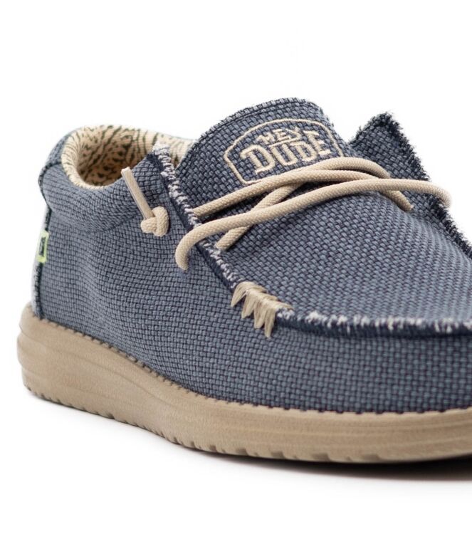 Hey Dude Heren Lage Veterschoenen in Blauw online kopen
