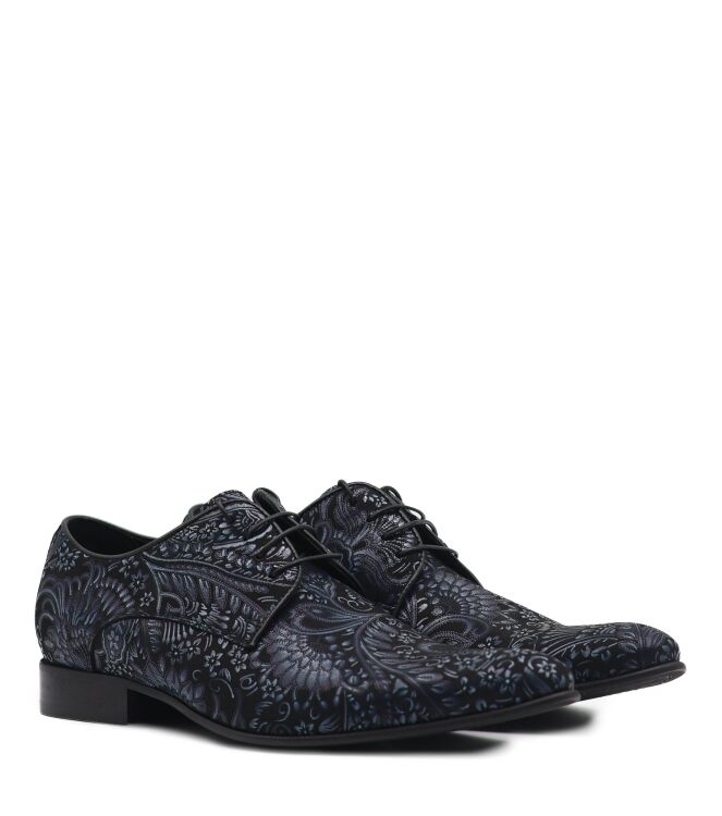 Conhpol Conhpol heren veterschoenen blauw combi Blue Taft Shoes Heren Casual Schoenen in Donker Blauw online kopen
