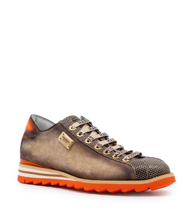 harris harris heren veterschoen bruin combi 450/R Nero Beige Softy Plotter harris Heren Veterschoen Bruin Combi