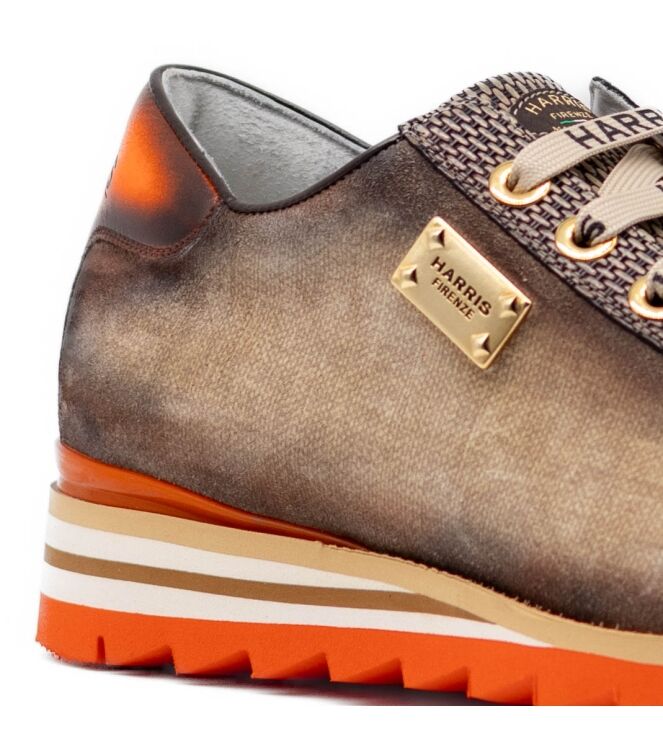 harris harris heren veterschoen bruin combi 450/R Nero Beige Softy Plotter harris Heren Veterschoen Bruin Combi