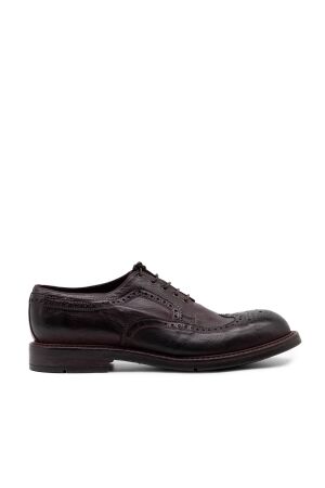 lemargo heren veterschoenen bruin combi