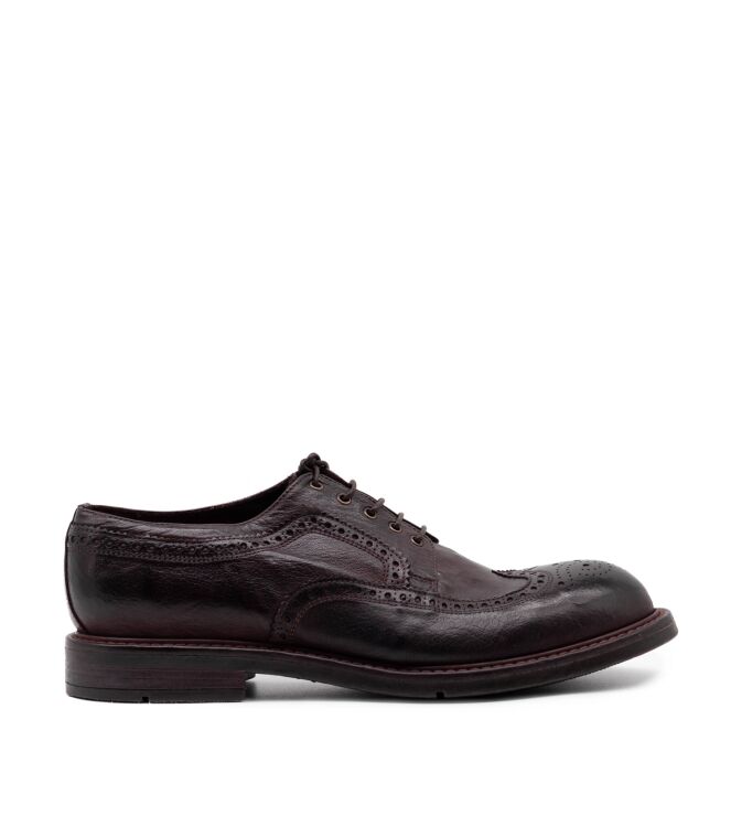 lemargo  Heren Veterschoenen Bruin Combi 