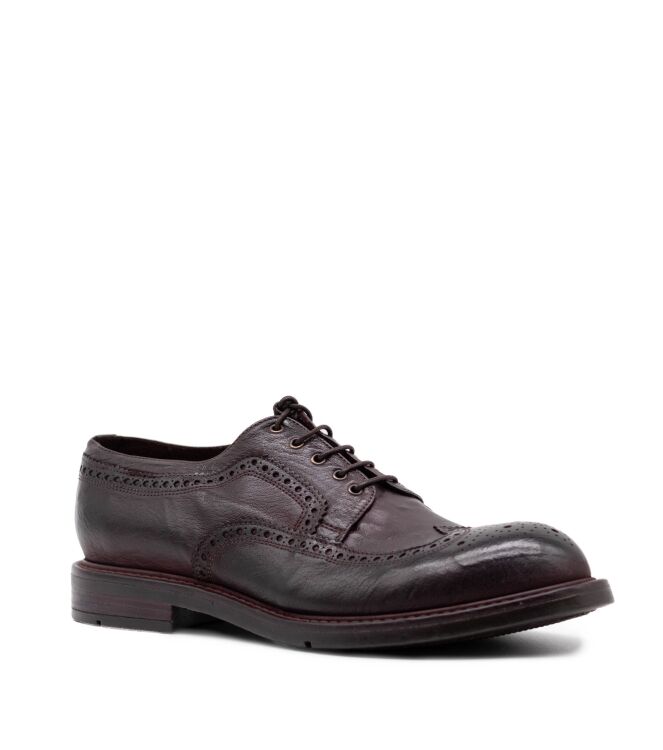 lemargo  Heren Veterschoenen Bruin Combi 