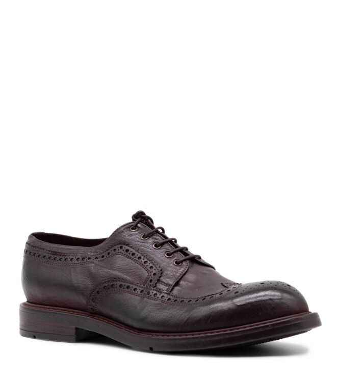 lemargo  Heren Veterschoenen Bruin Combi 