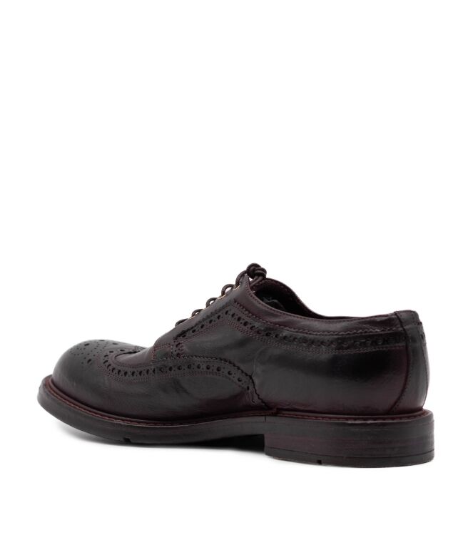 lemargo  Heren Veterschoenen Bruin Combi 