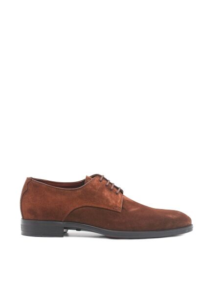 Greve Heren veterschoenen bruin suede
