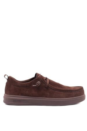 Koala Bay heren veterschoenen bruin suede