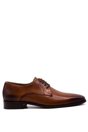 Melik heren veterschoenen cognac