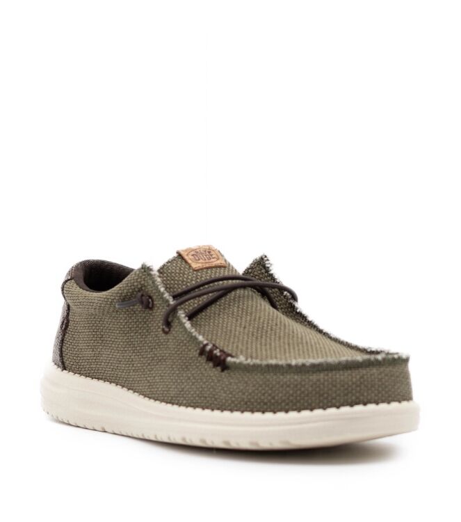 Hey Dude Heren Lage Veterschoenen in Groen online kopen