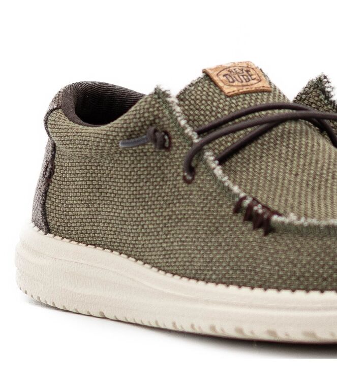 Hey Dude Heren Lage Veterschoenen in Groen online kopen