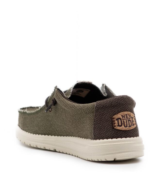 Hey Dude Heren Lage Veterschoenen in Groen online kopen