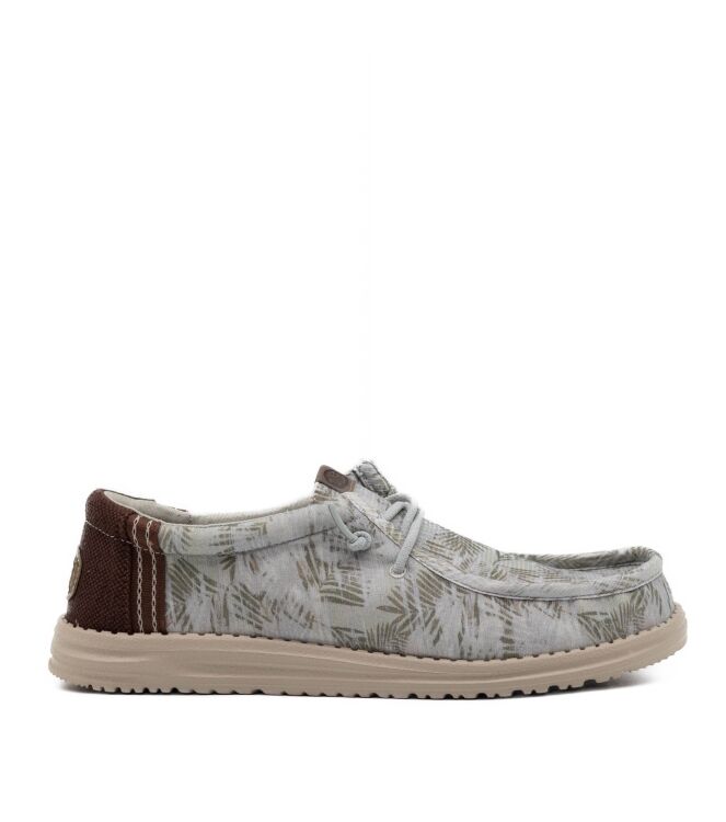 Hey Dude Heren Lage Veterschoenen in Groen Multi online kopen