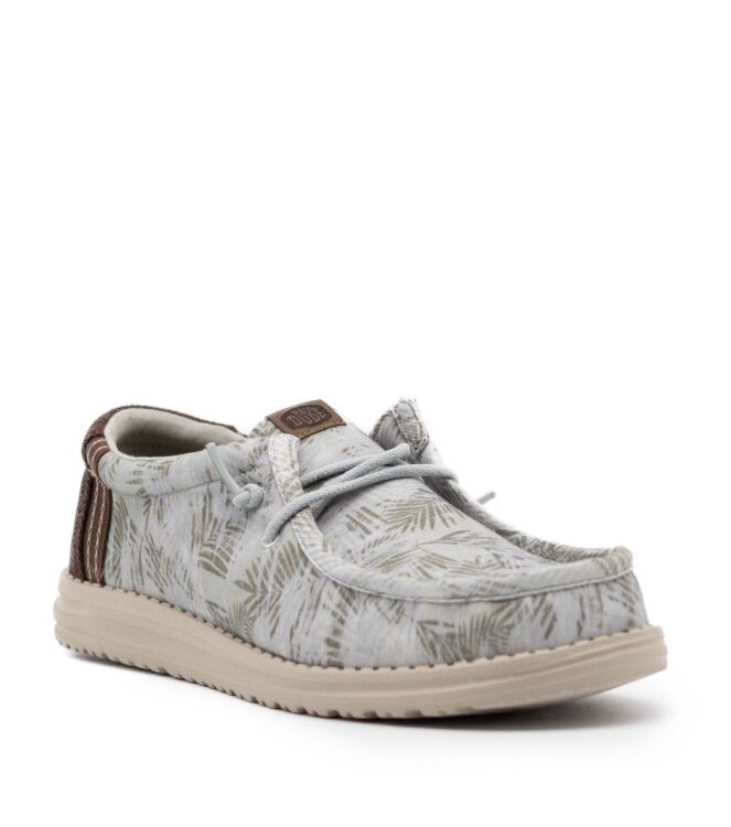 Hey Dude Heren Lage Veterschoenen in Groen Multi online kopen