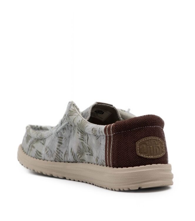 Hey Dude Heren Lage Veterschoenen in Groen Multi online kopen