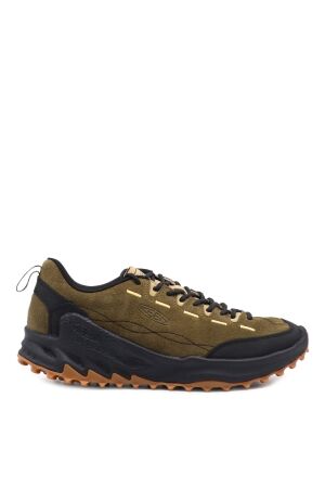 Keen heren veterschoenen groen suede