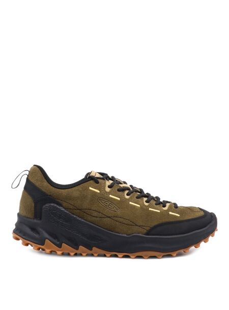 Keen Heren veterschoenen groen suede