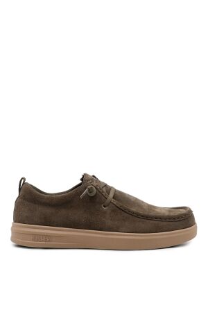 Koala Bay heren veterschoenen groen suede