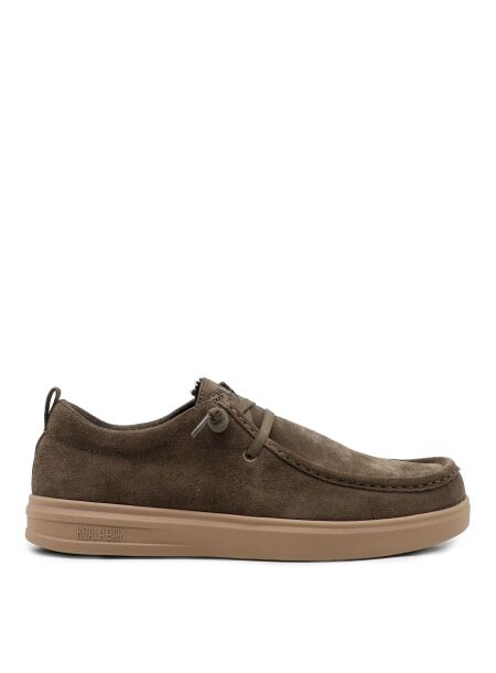 Koala bay Heren veterschoenen groen suede