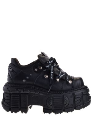 new rock New Rock Platform Shoes Laces Black for Men 