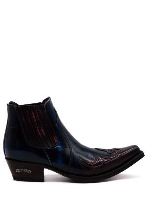 Sendra Boots heren westernboots blauw rood