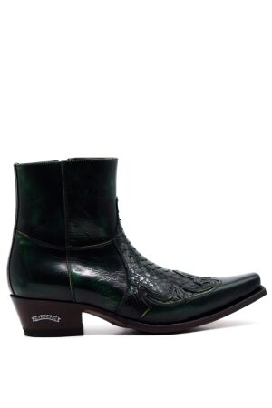 Sendra Boots heren enkellaarzen groen