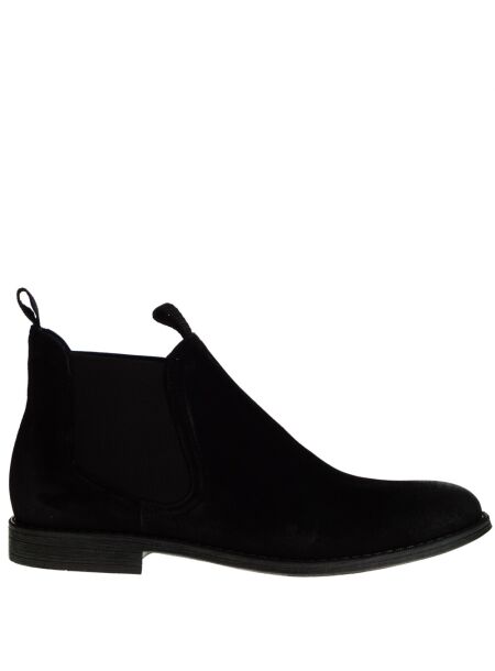 Conhpol Heren chelsea boots zwart suede