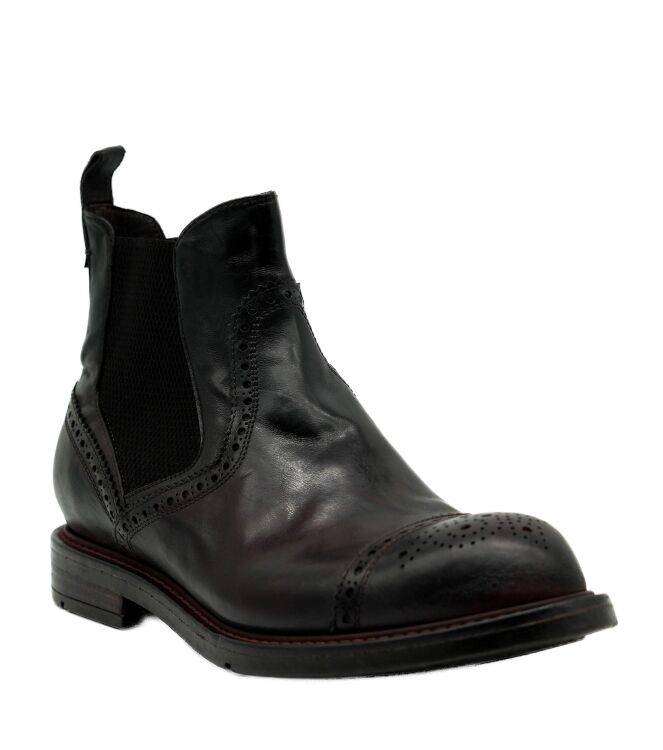 lemargo lemargo heren enkelboots donker rood Horse Mosto Aldo T.Moro lemargo Heren Enkelboots Donker Rood