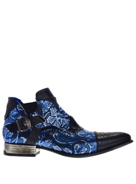 New rock Heren enkellaarzen blauw