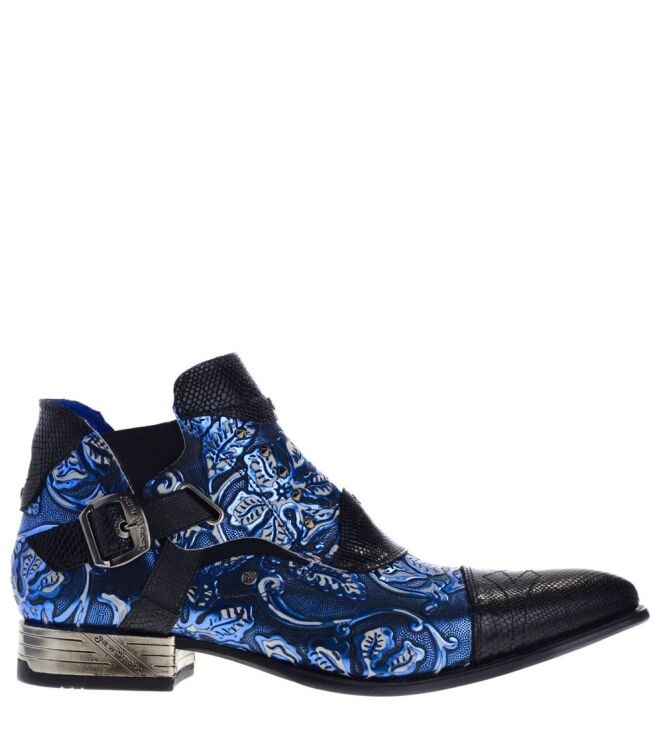 New Rock Heren Enkellaarzen in Blauw online kopen