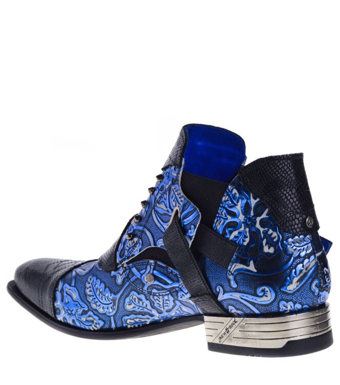 New Rock Heren Enkellaarzen in Blauw online kopen