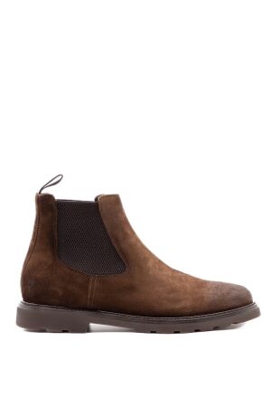 Rossano Bisconti heren chelseaboots bruin suede