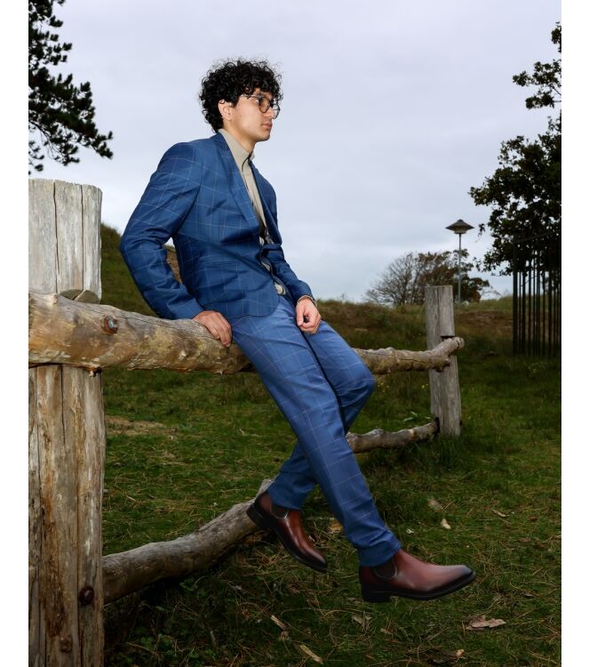 Greve Greve heren chelseaboots bruin 3288 Borneo Puro Greve Heren Chelsea Boots in Bruin online kopen