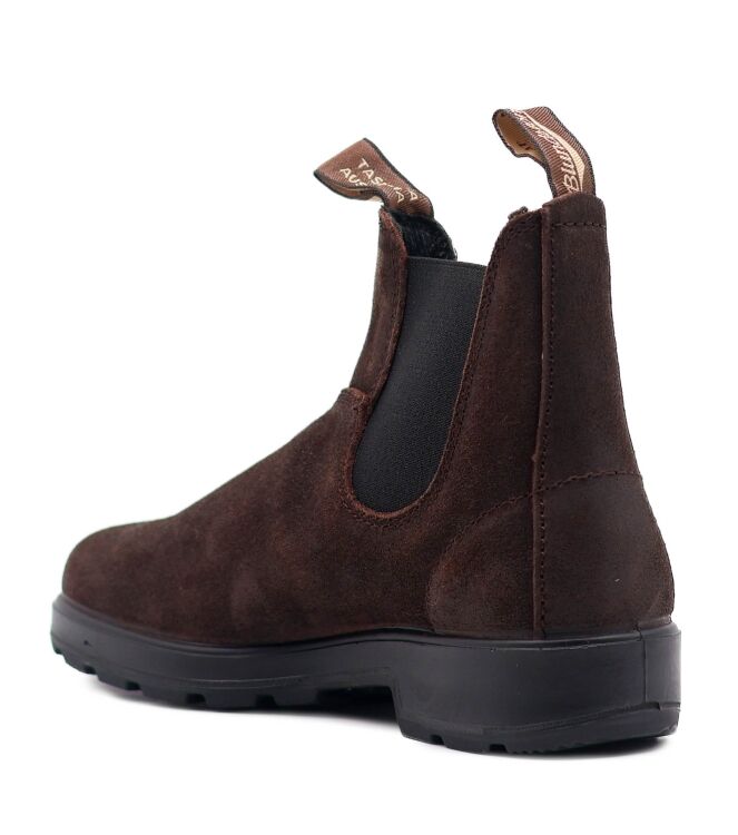 blundstone blundstone heren chelseaboots donker bruin Dark Brown Waxed Suede (H) blundstone Heren Chelseaboots Donker Bruin