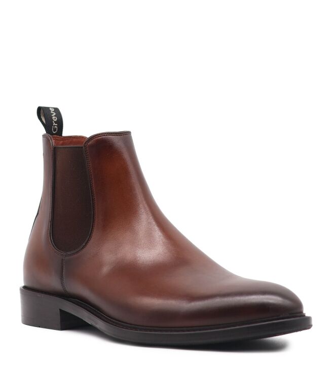 Greve Greve heren chelseaboots bruin Bruno Puro Greve Heren Enkellaarzen in Bruin online kopen
